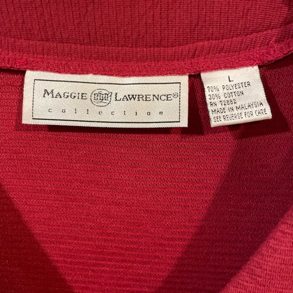 Red Vintage Maggie Lawrence Dress - Picture 3 of 4